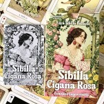 Vera Sibilla Italiana- Sibilla Cigana Rosa 52 cartas livreto