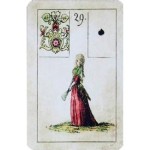 Mini Jogo da Esperança Reprodução de 1798 Protótipo do Lenormand