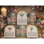 Oráculo A Magia das Fadas  35 cartas plastificadas e livro