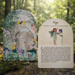 Oráculo A Magia das Fadas  35 cartas plastificadas e livro