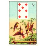 Liebe Lenormand Baralho Tarô Cigano deck com 37 cartas e livreto