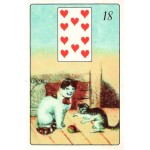 Liebe Lenormand Baralho Tarô Cigano deck com 37 cartas e livreto