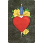 Coração Cigano Baralho Tarô inspirado no povo cigano deck com 36 Cartas e livreto