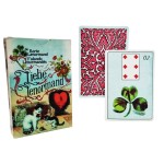 Liebe Lenormand Baralho Tarô Cigano deck com 37 cartas e livreto