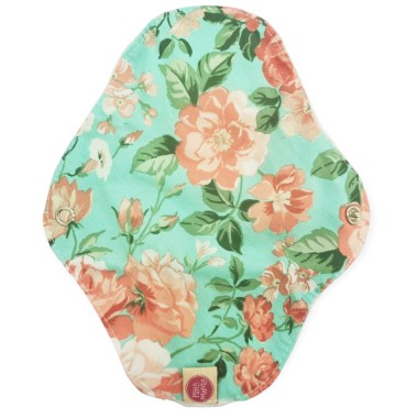 Absorvente reutilizável feminino - Ecoabsorvente Lavável Flores
