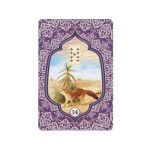 Zahra Lenormand Baralho Tarô Cigano deck com 40 cartas estilo vintage oriental e livreto explicativo