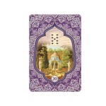 Zahra Lenormand Baralho Tarô Cigano deck com 40 cartas estilo vintage oriental e livreto explicativo