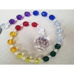 Suncatcher - Apanhador De Sol - Fio De Luz Dos 7 Chakras (tamanho G)