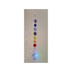 Suncatcher - Apanhador De Sol - Fio De Luz Dos 7 Chakras (tamanho P)