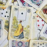 Herança do Tempo Lenormand - Baralho Cigano com 36 cartas e livreto