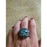 Orgonite Anel - Metabólico emagrescimento - Apatira azul