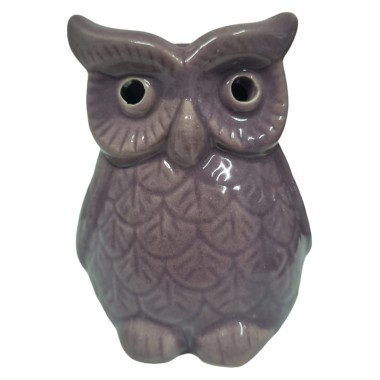 Rechô \ Difusor de Cerâmica Coruja Rosa 8 cm