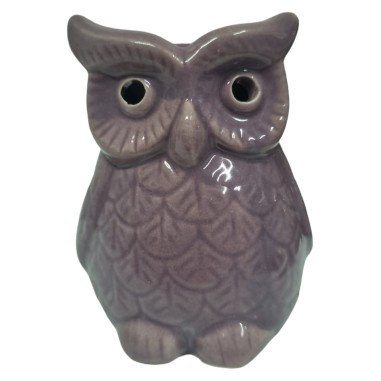 Rechô \ Difusor de Cerâmica Coruja Rosa 8 cm