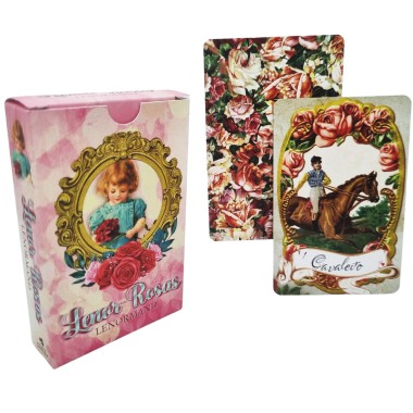 Rosas Lenormand, 36 Cartas + Livreto (baralho Cigano)