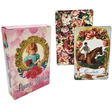 Rosas Lenormand, 36 Cartas + Livreto (baralho Cigano)
