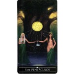 Tarô Prateado das Bruxas (78 Cartas + Livro)