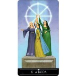 Tarô Prateado das Bruxas (78 Cartas + Livro)