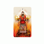 Tarô dos Orixás deck com 22 cartas e livro