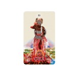 Tarô dos Orixás deck com 22 cartas e livro