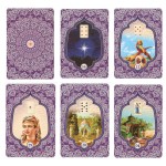 Zahra Lenormand Baralho Tarô Cigano deck com 40 cartas estilo vintage oriental e livreto explicativo