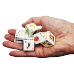 6 Dados Lenormand ciganos Dadomancia kit saquinho manual
