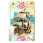 Cigana Carmela Lenormand Baralho Tarô Cigano deck com 38 cartas e livreto explicativo