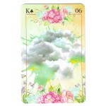 Cigana Carmela Lenormand Baralho Tarô Cigano deck com 36 cartas e livreto explicativo