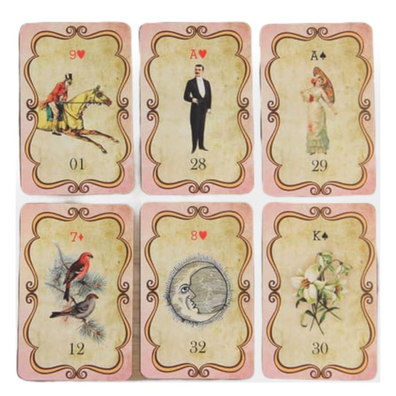 Baralho Cartas Ciganas Lenormand - 36 Cartas