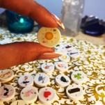 Runas Lenormand 36 Pecinhas + Saquinho + Livreto inspirado no Baralho Tarô Cigano