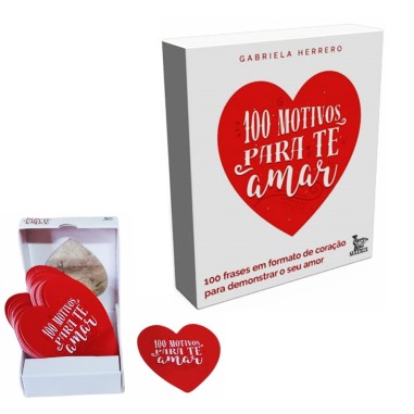 100 Motivos para te amar (Caixinha com 100 Cartas)