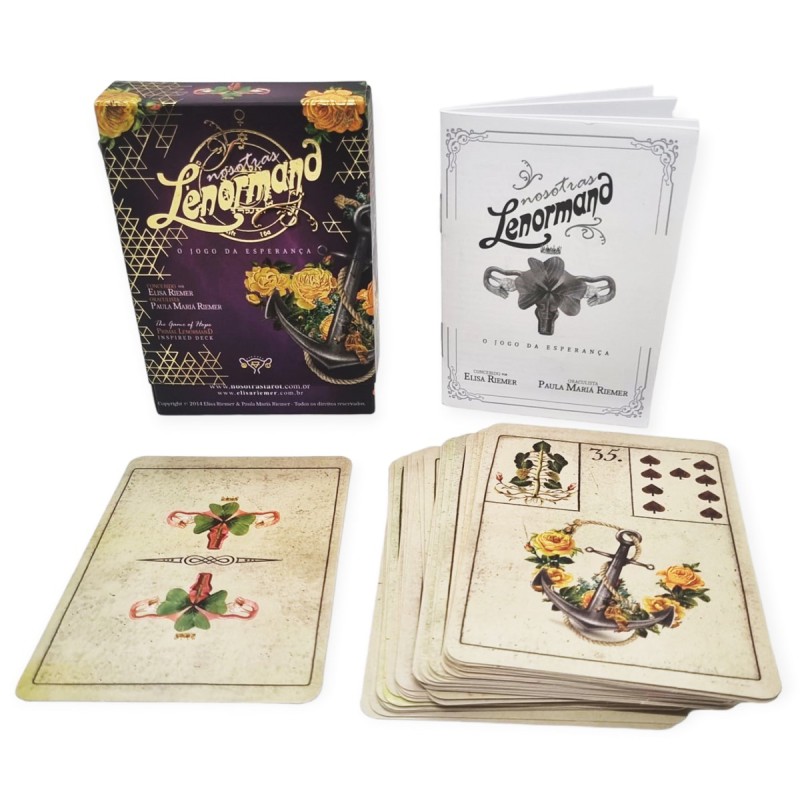 NOSOTRAS Lenormand - O Jogo da Esperança (baralho cigano)