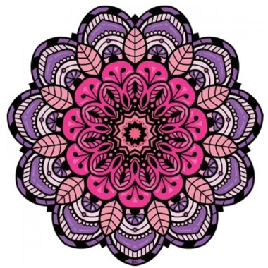 Tapete Mini Mandala Rosa Tapete Mini Mandala Rosa