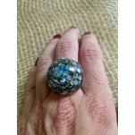 Orgonite Anel - Metabólico emagrescimento - Apatira azul