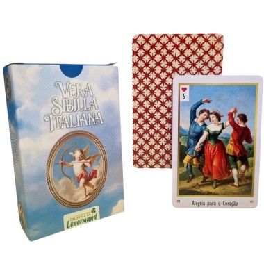 Vera Sibilla Italiana com 52 cartas e livreto