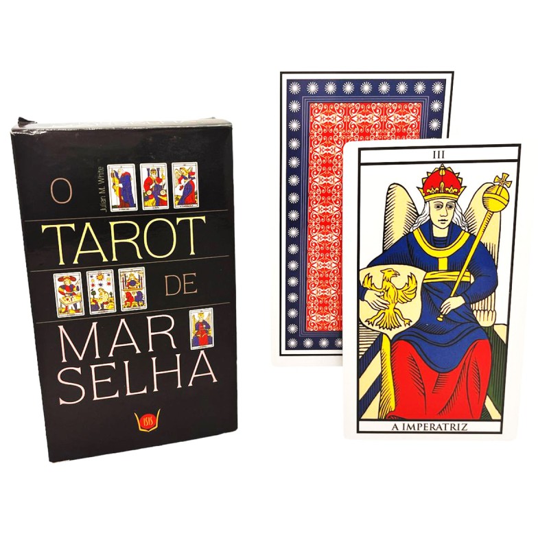 Baralho Tarot Marselha Original 78 Cartas+grátis Kit 7pedras