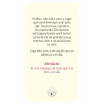 Oráculo Mulher Sistêmica baralho com 71 cartas Constelação familiar